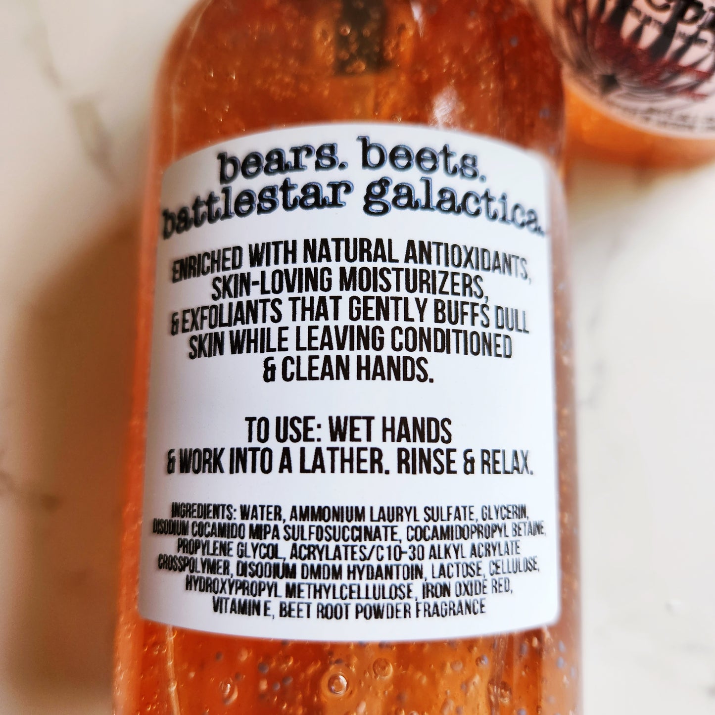 bears. beets. battlestar galactica. exfoliating hand soap - the salty hive