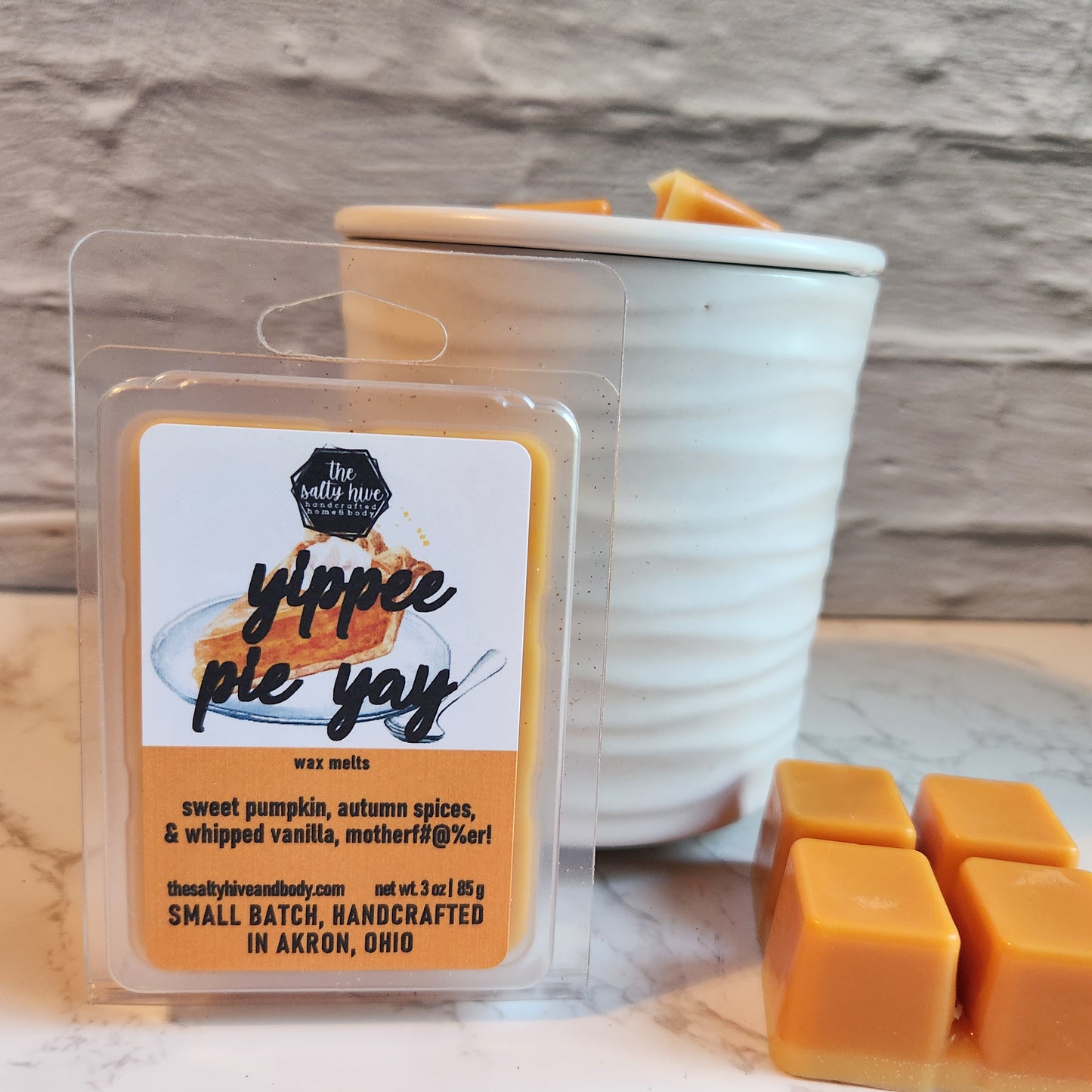 yippee pie yay wax melts - the salty hive