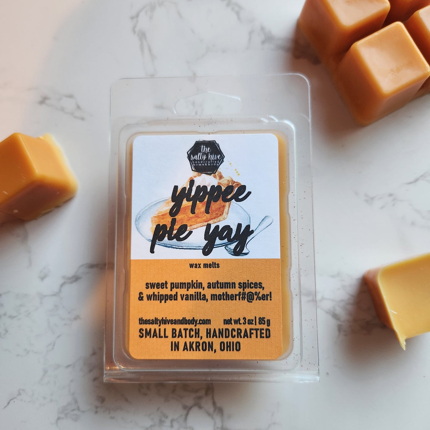 yippee pie yay wax melts - the salty hive