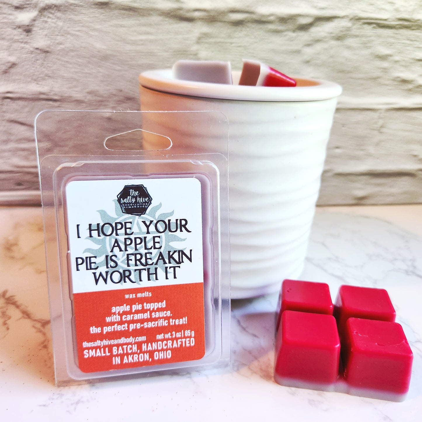 i hope your apple pie is freaking worth it wax melts - the salty hive