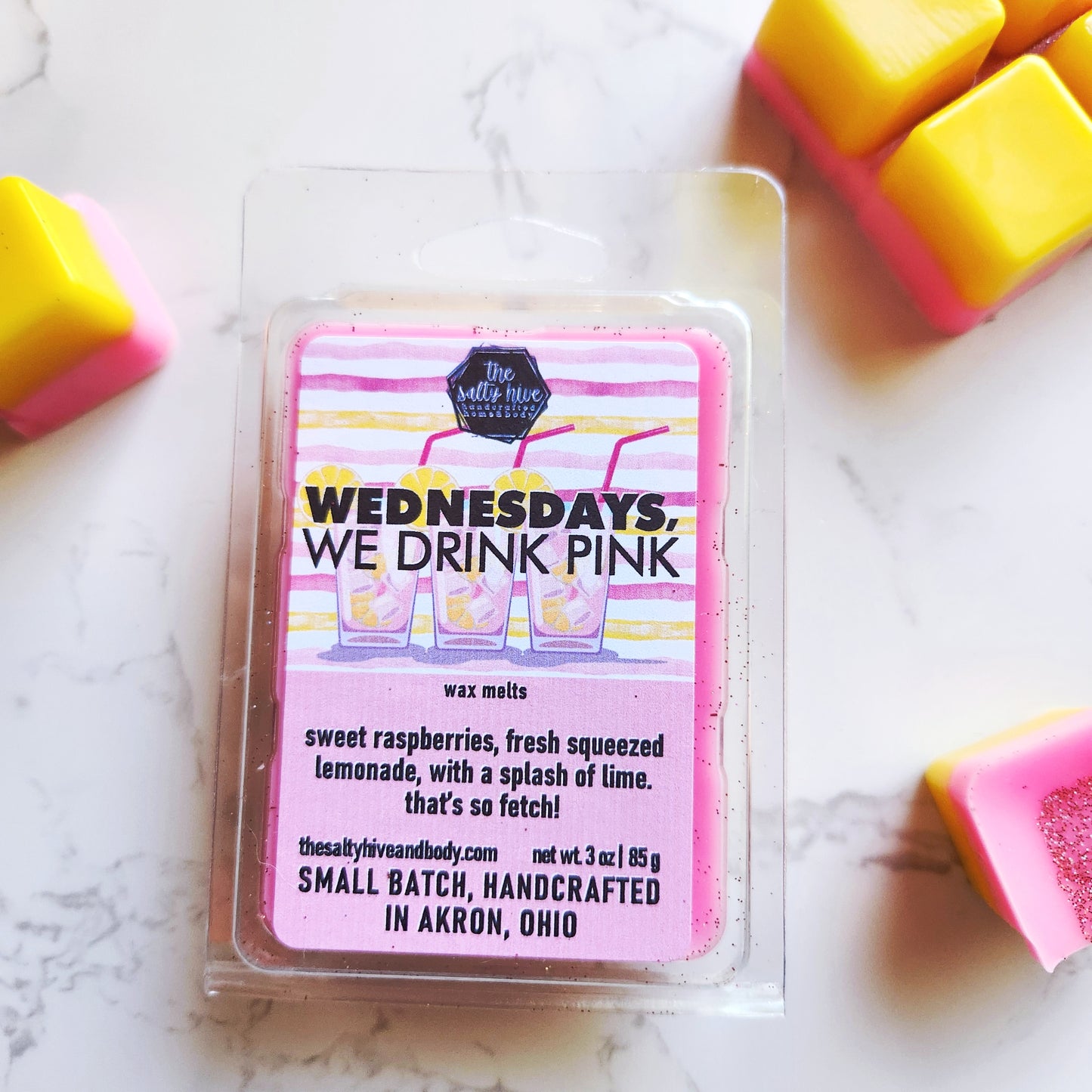 wednesdays we drink pink wax melts - the salty hive