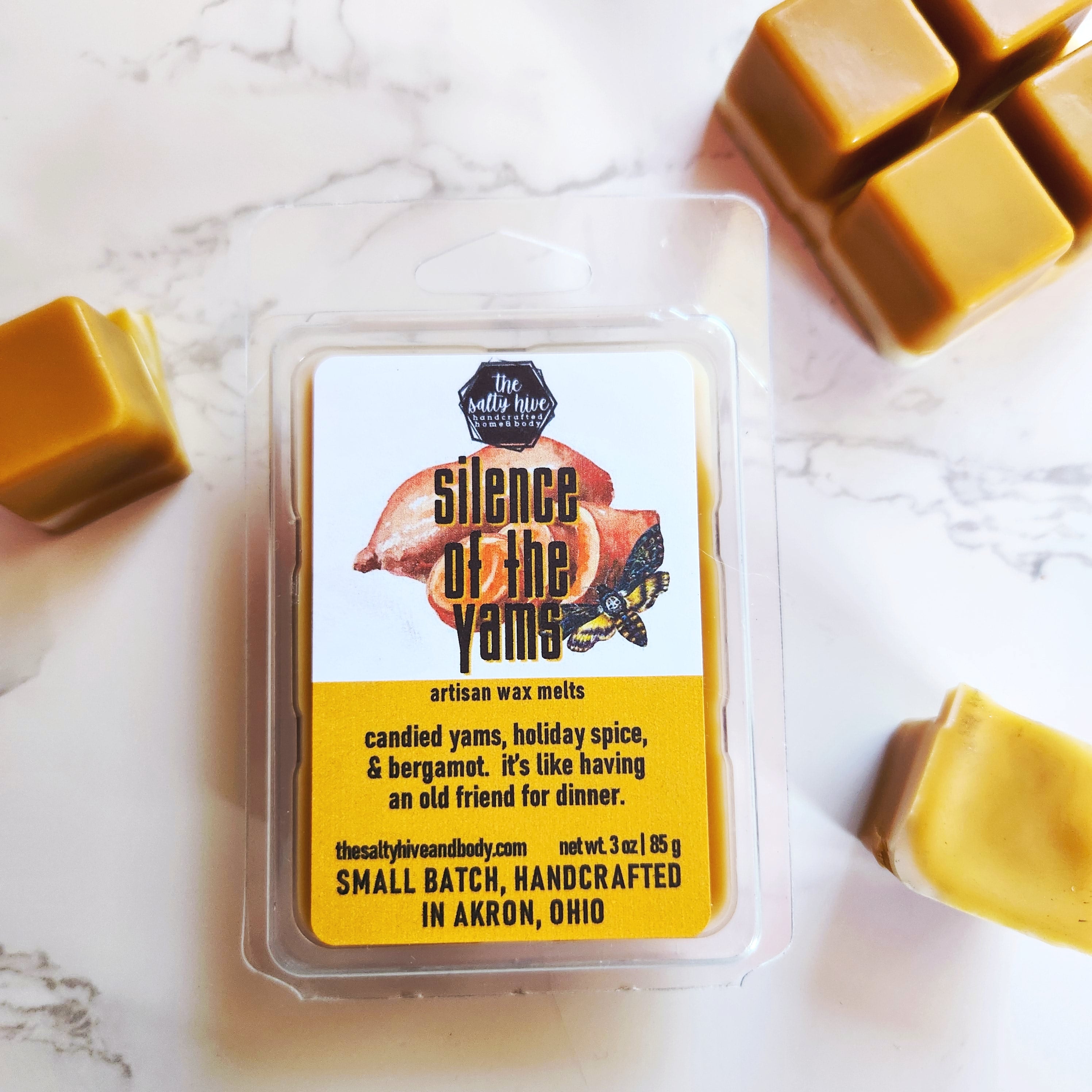 silence of the yams wax melts – the salty hive home & body llc