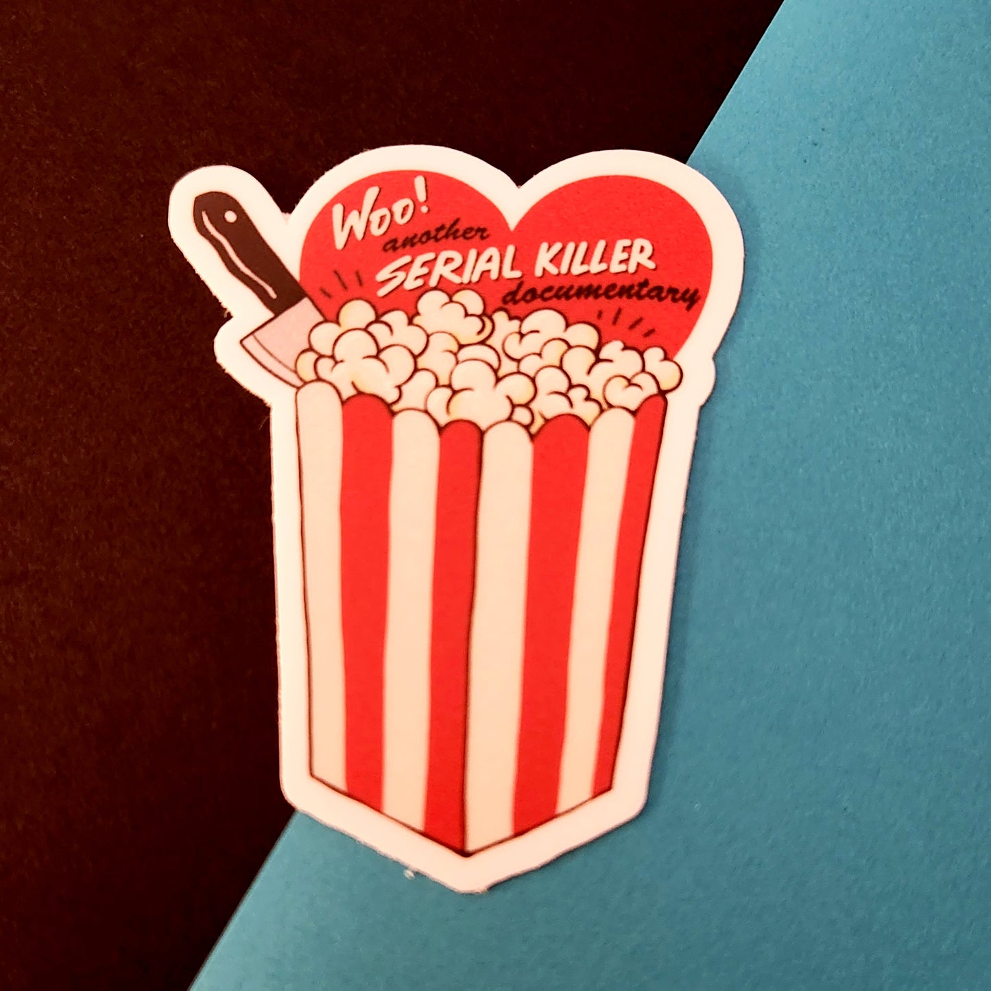 woo! another serial killer documentary sticker