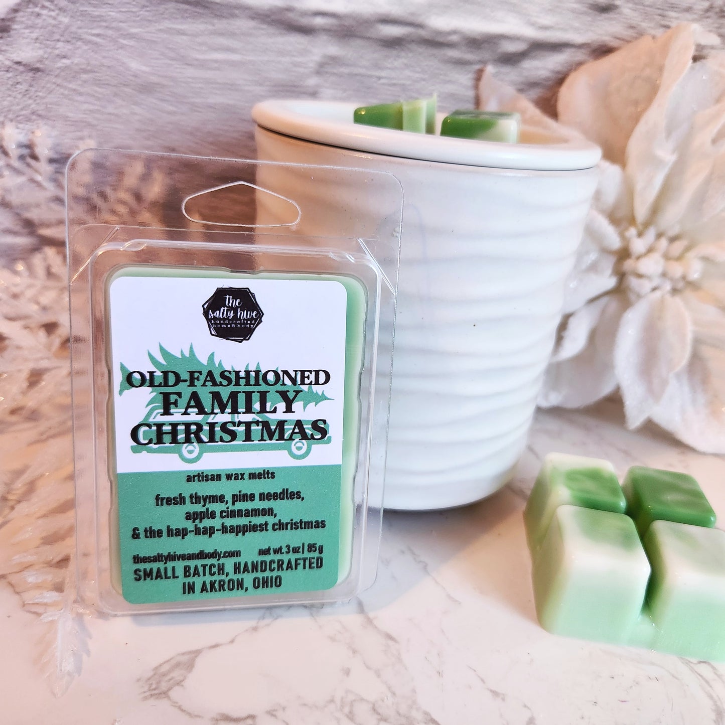 old-fashioned family christmas wax melts - the salty hive - christmas vacation