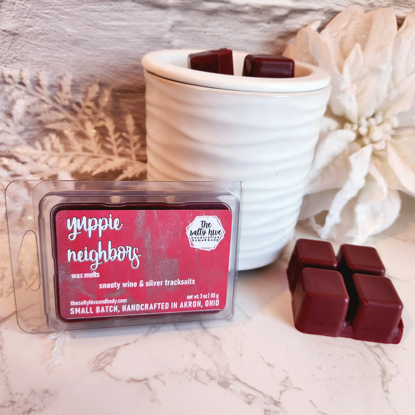 yuppie neighbors wax melts - wine wax melts - the salty hive