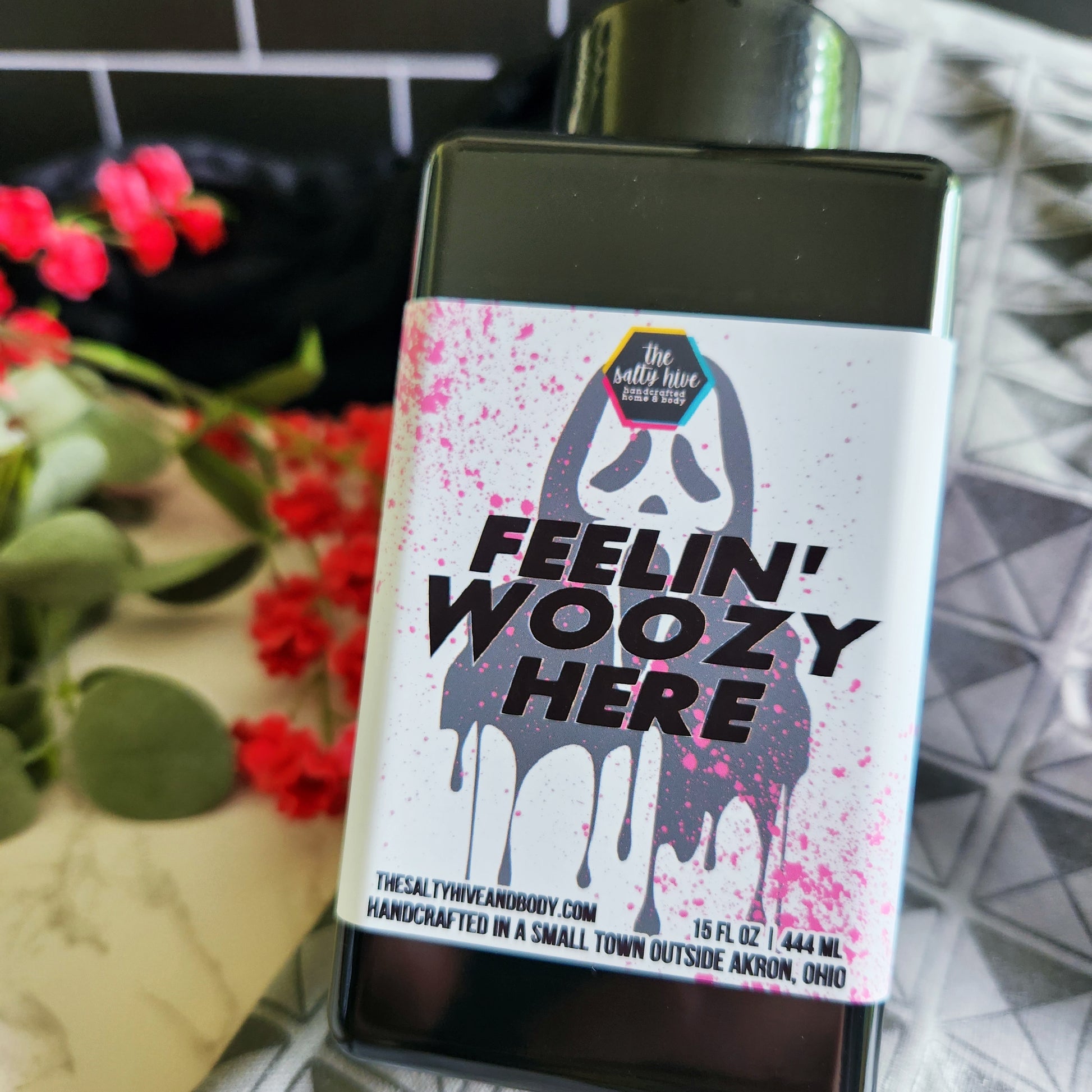 feelin woozy here - scream horror foaming hand soap - ghostface soap - the salty hive