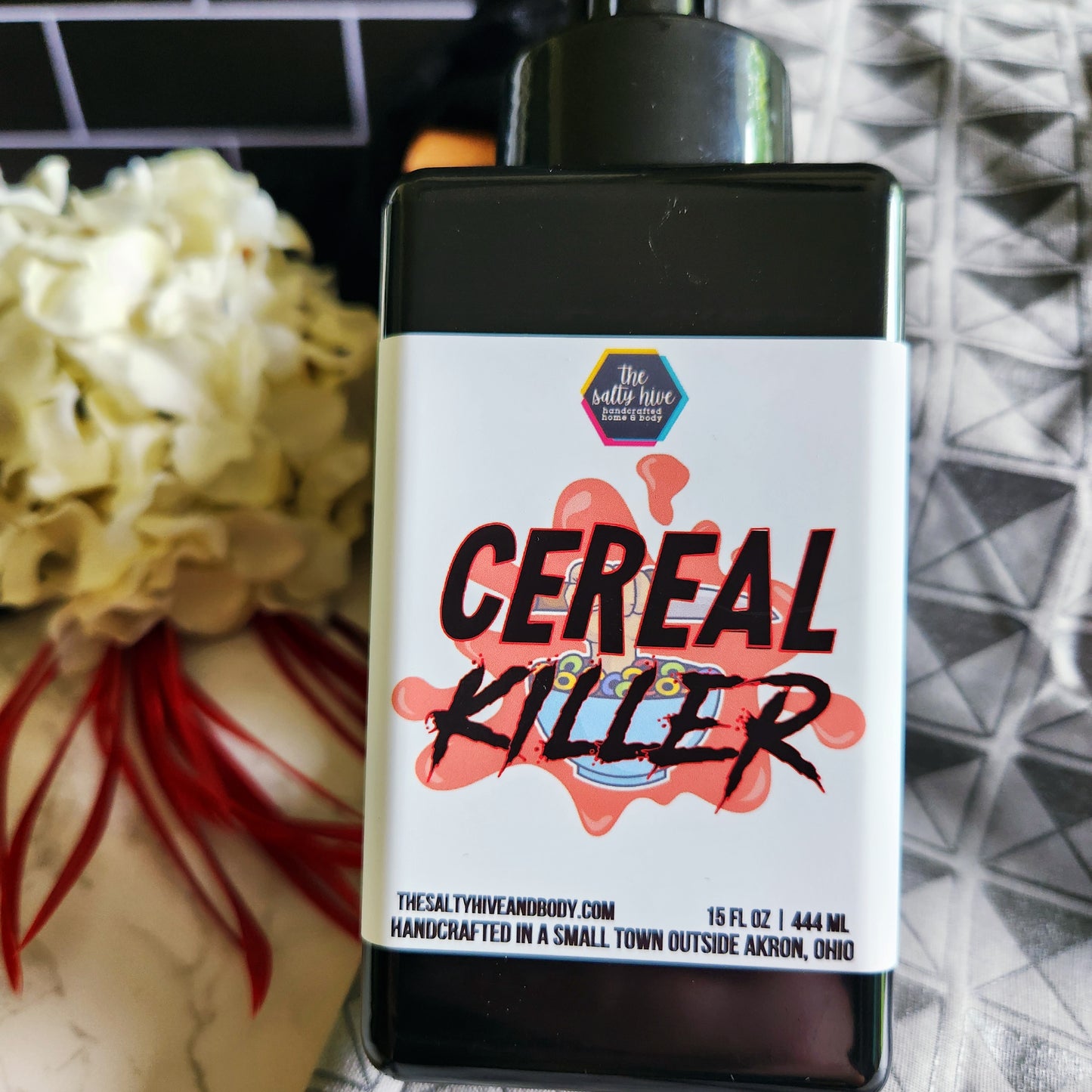 cereal killer foaming hand soap - fruit loops fruity pebbles - the salty hive - true crime - funny soap
