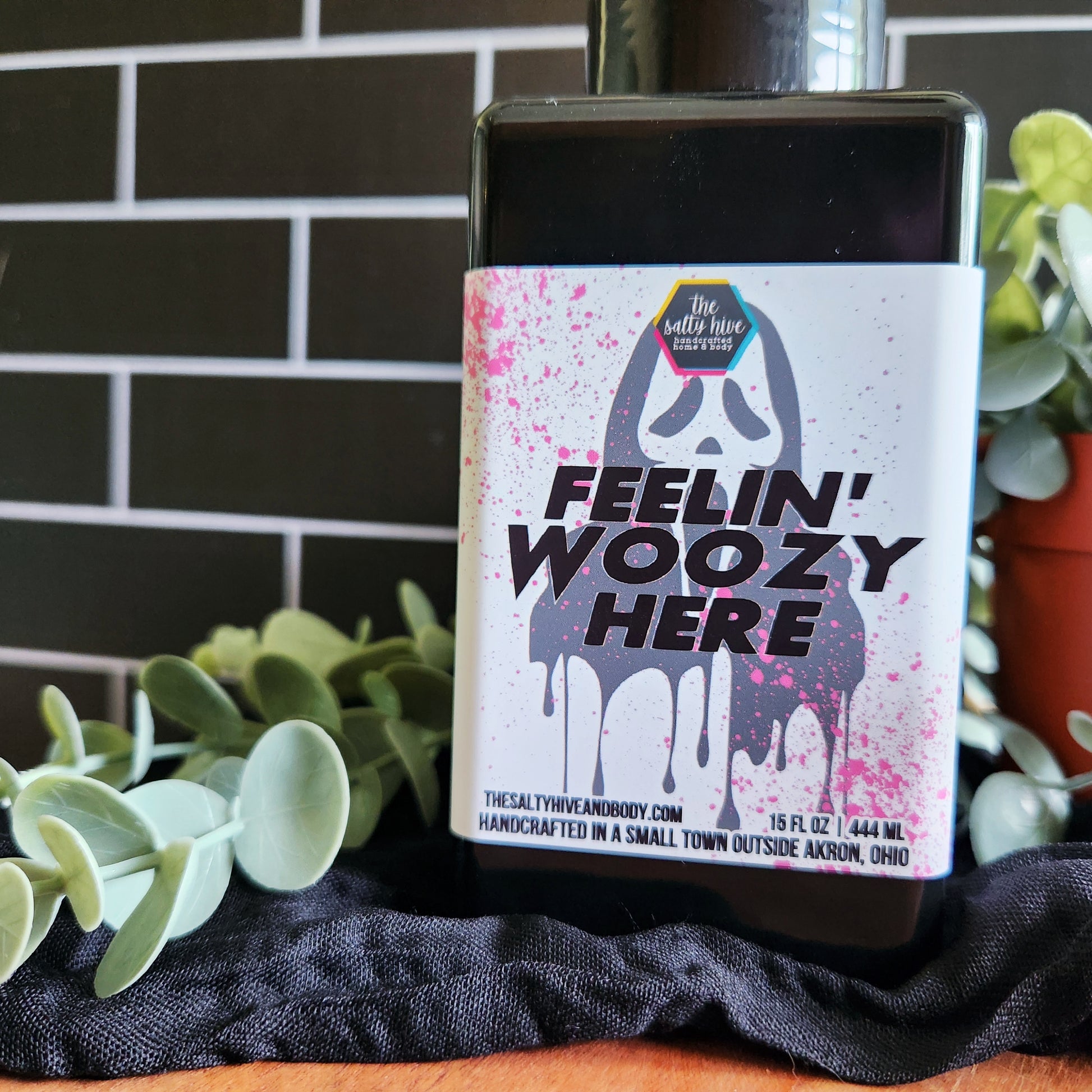 feelin woozy here - scream horror foaming hand soap - ghostface soap - the salty hive