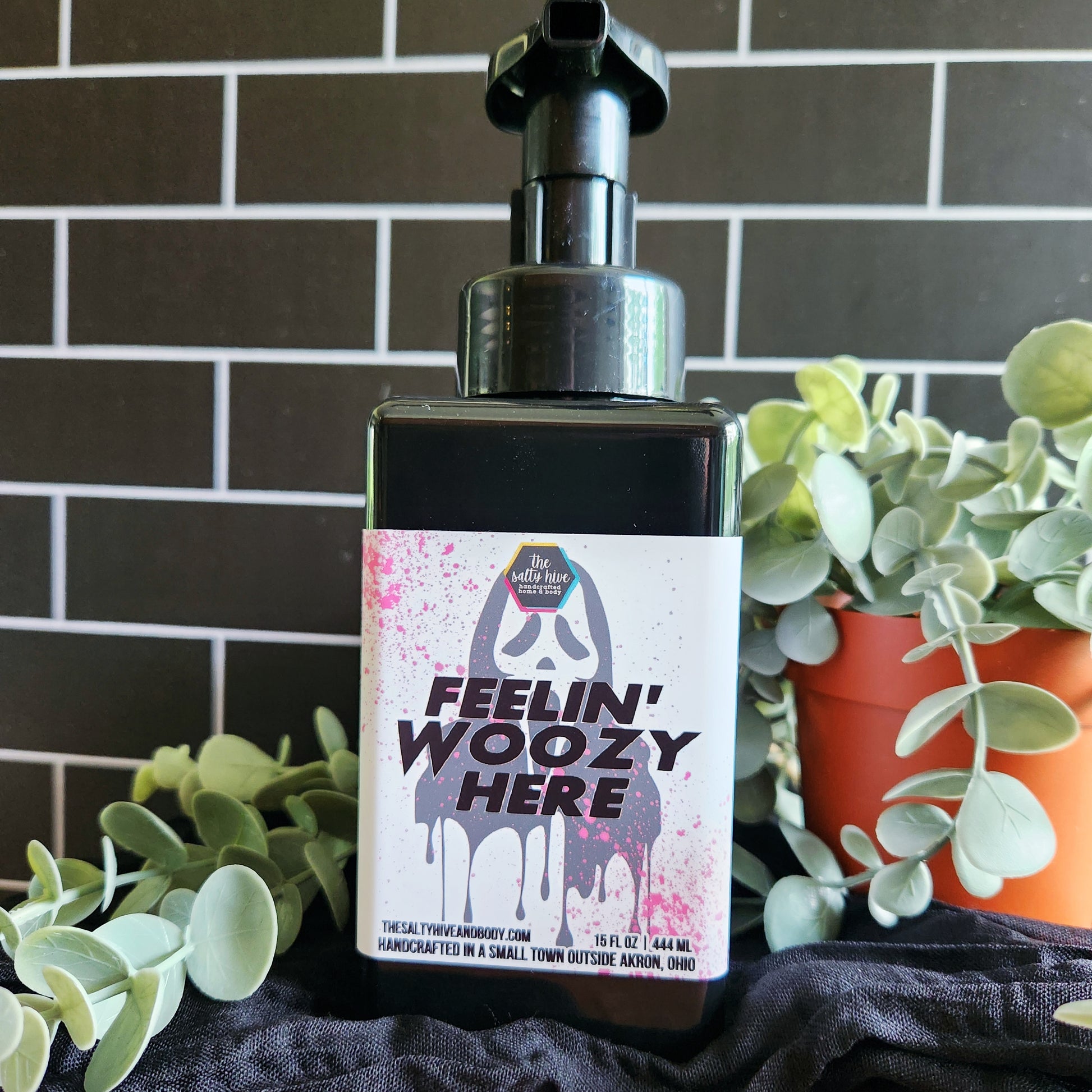 feelin woozy here - scream horror foaming hand soap - ghostface soap - the salty hive