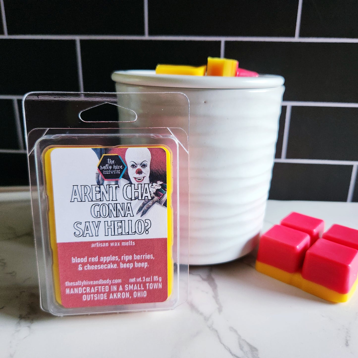 ARENT CHA GONNA SAY HELLO PENNYWISE IT WAX MELTS