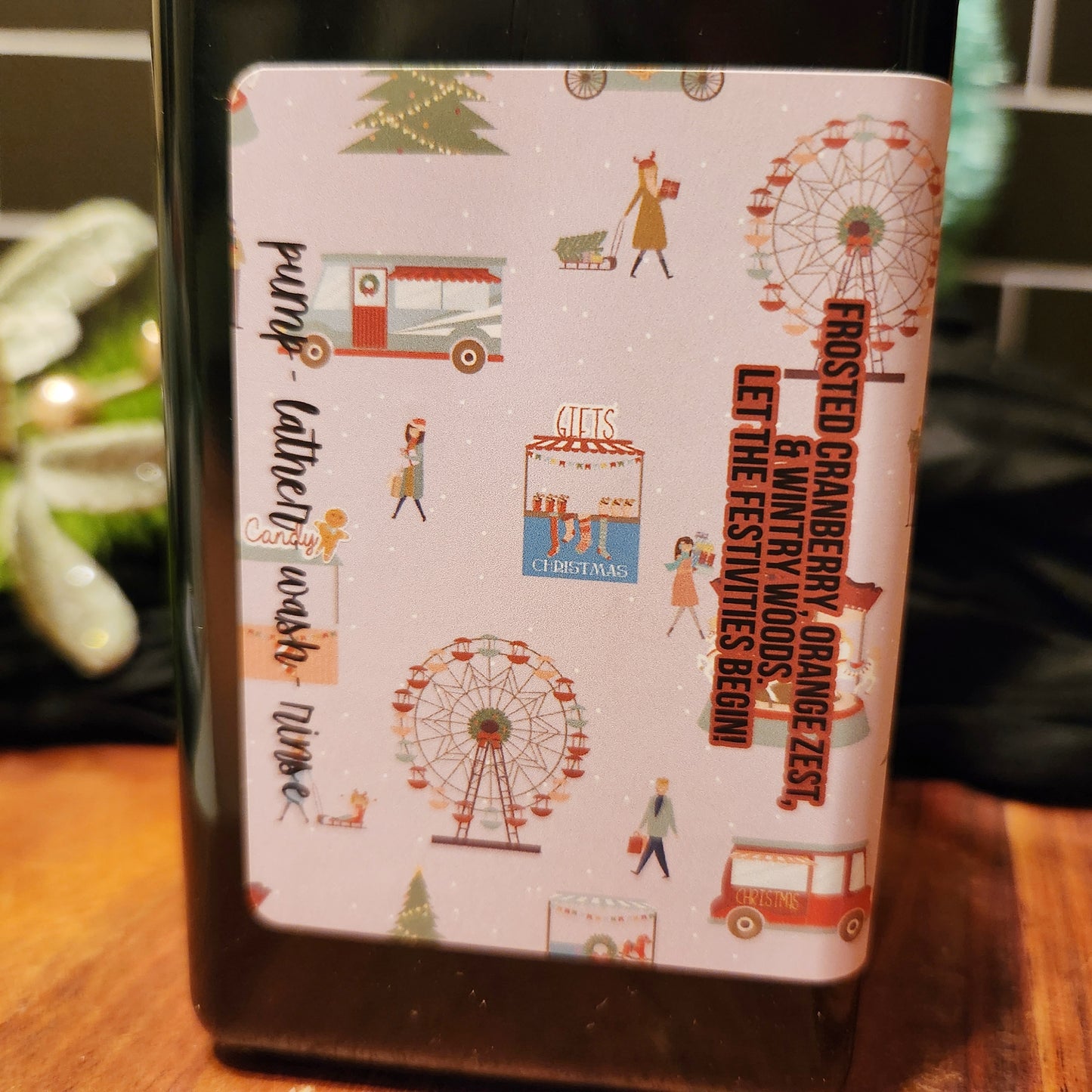 stars hollow winter carnival foaming hand soap