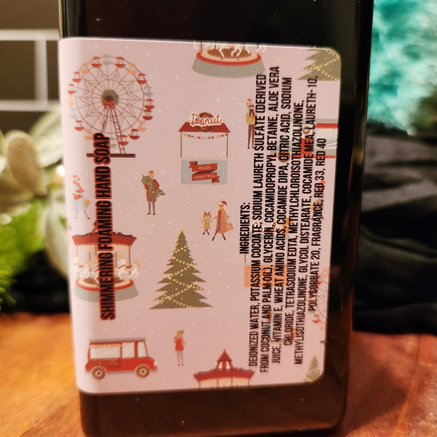 stars hollow winter carnival foaming hand soap