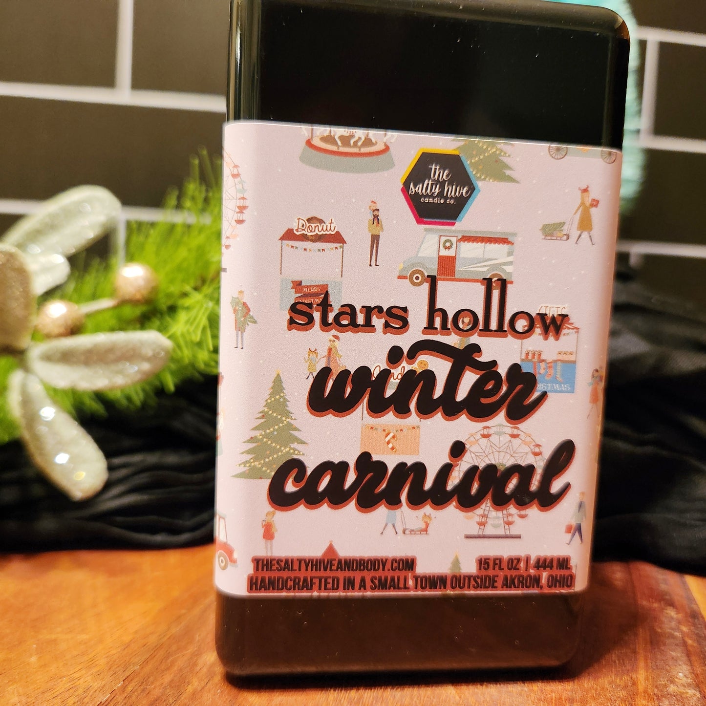 stars hollow winter carnival foaming hand soap