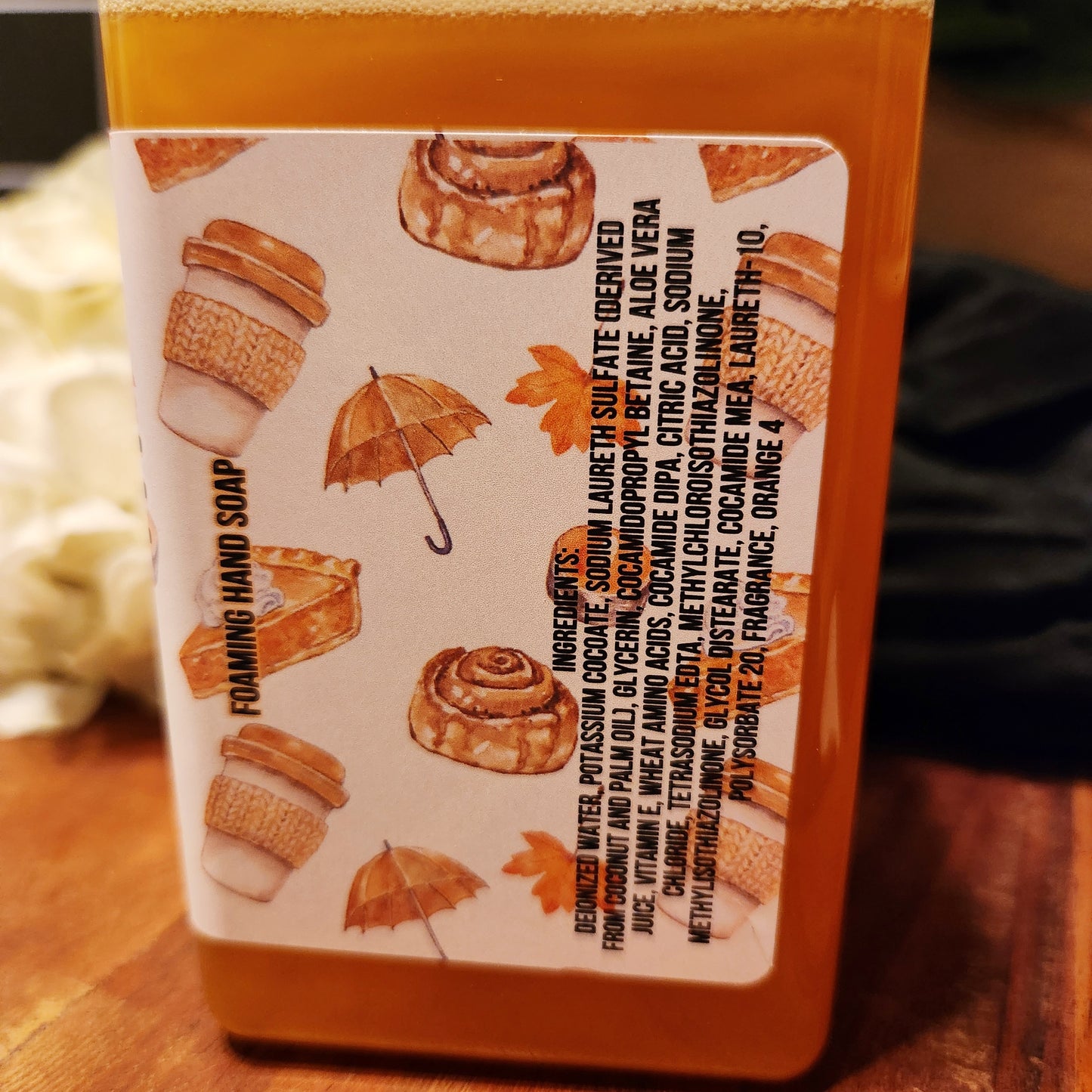 pumpkin spice & other fall shit foaming hand soap