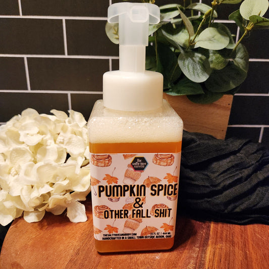 pumpkin spice & other fall shit foaming hand soap