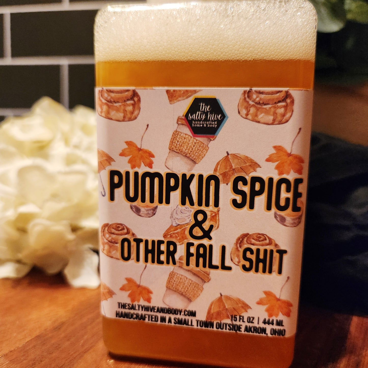 pumpkin spice & other fall shit foaming hand soap