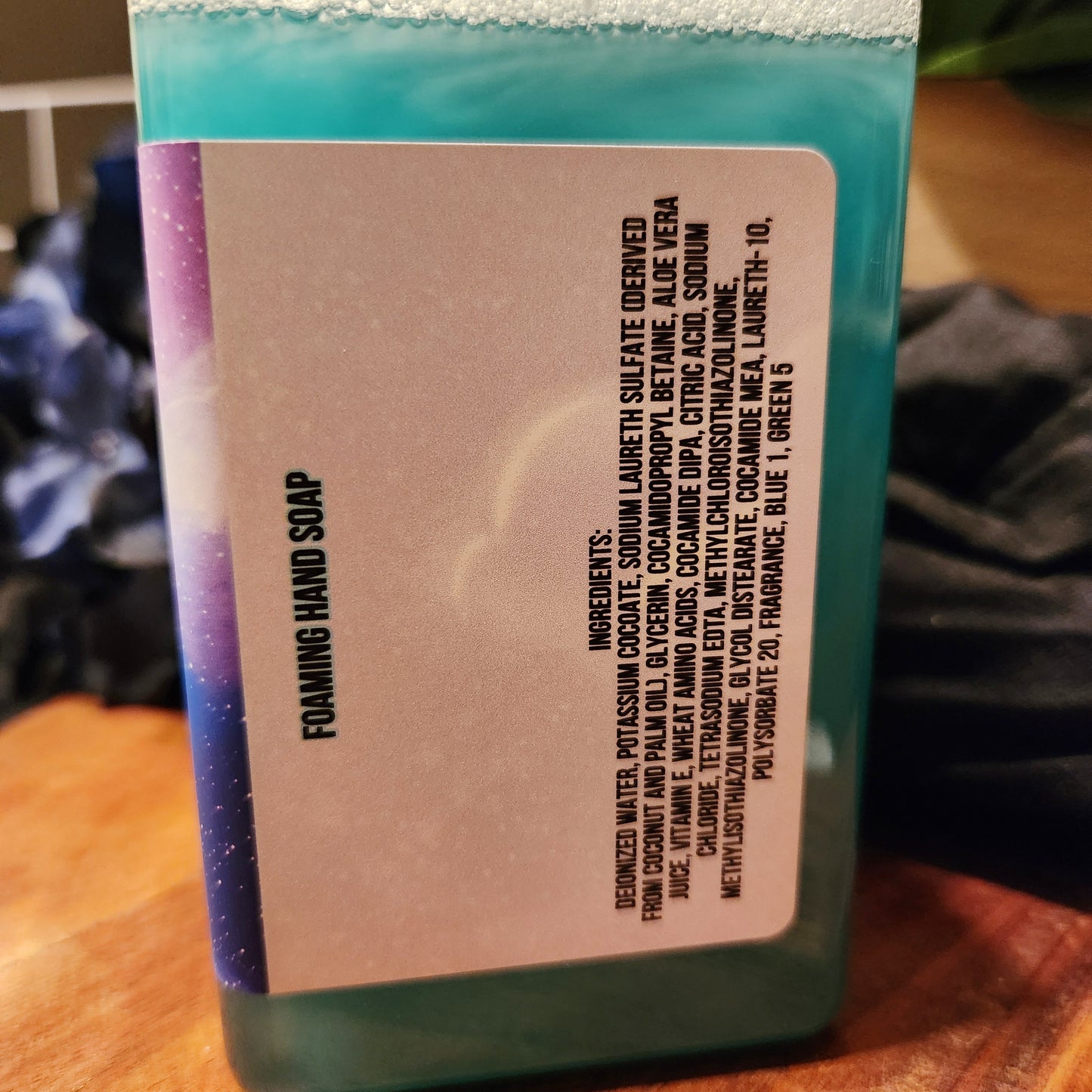 camp blood foaming hand soap