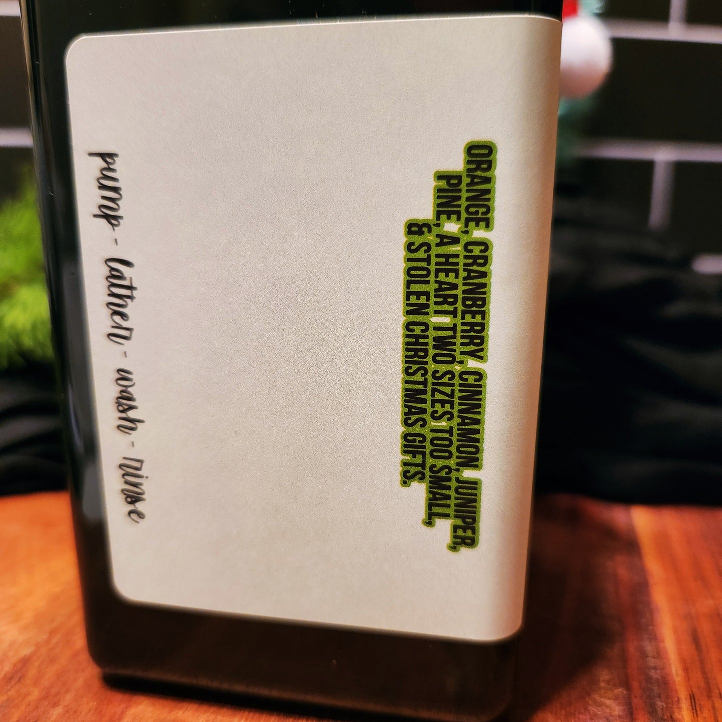 *RESTOCK-PREORDER* the mean one foaming hand soap - the grinch