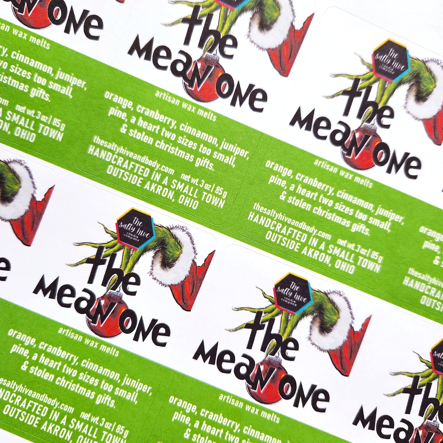 the mean one wax melts - the grinch