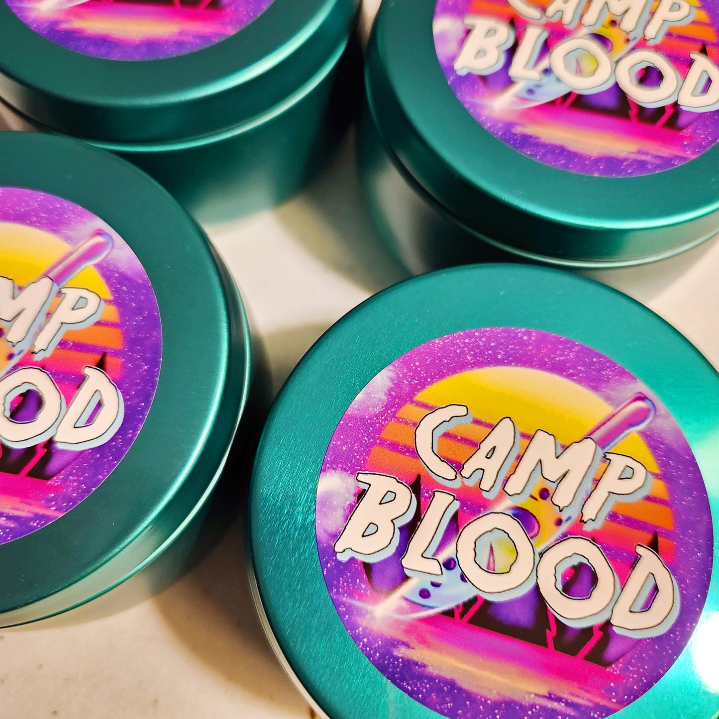 camp blood candle - friday the 13th