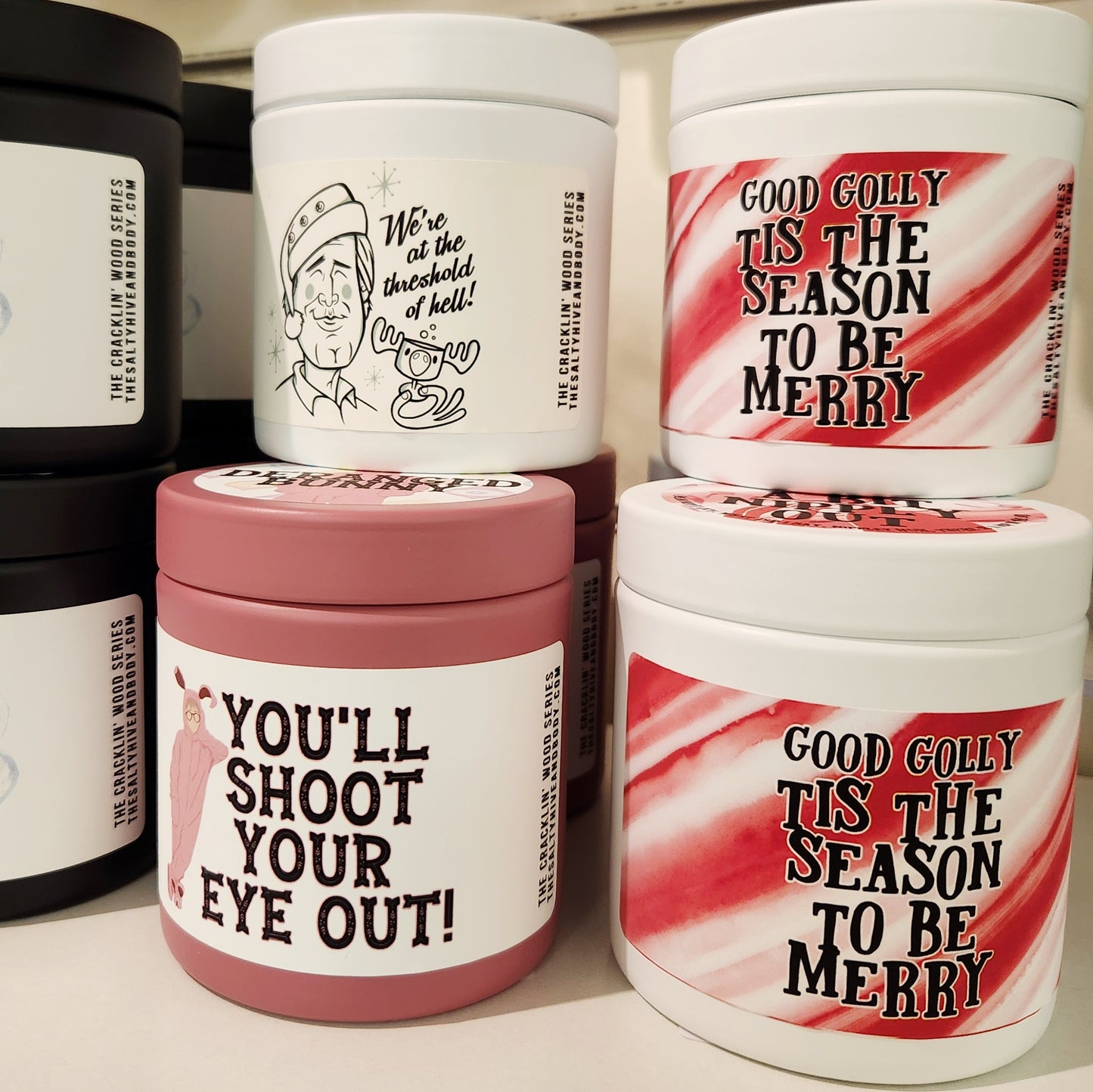 it's a bit nipply nippy out candle - christmas vacation