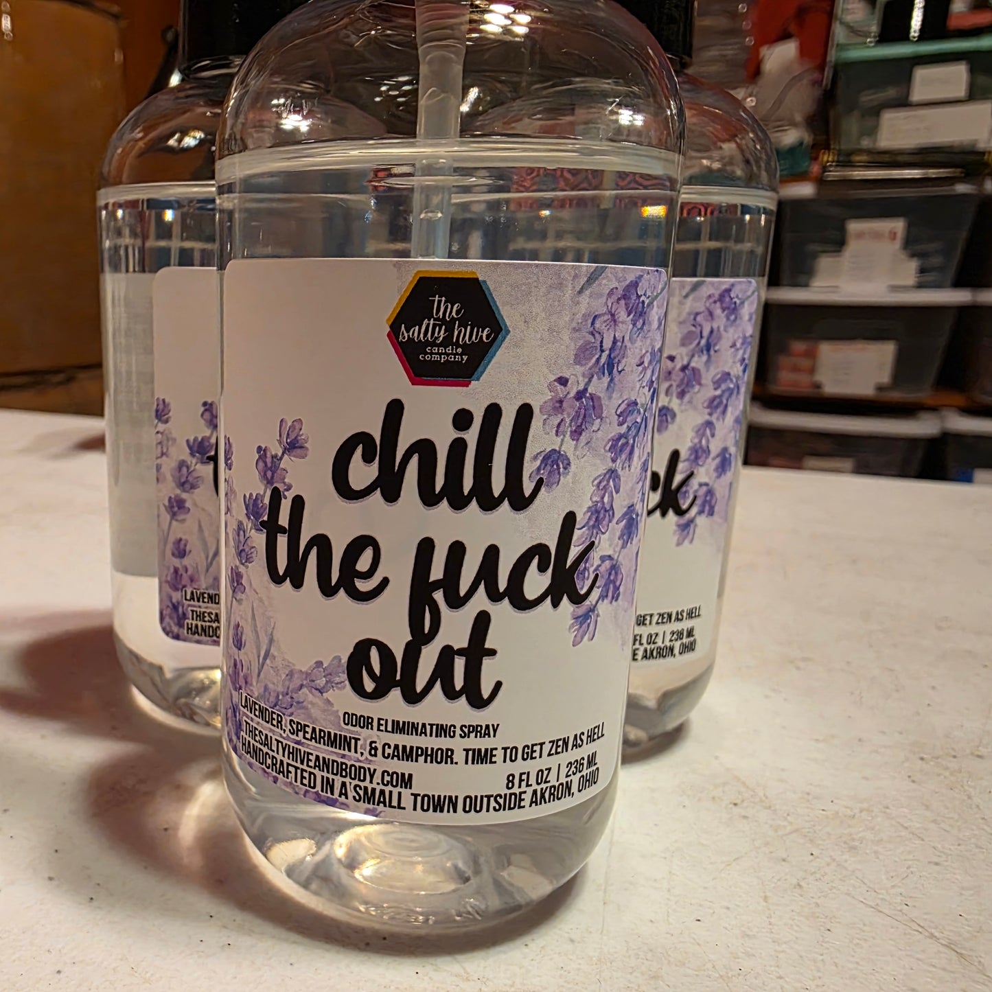 chill the fuck out room spray