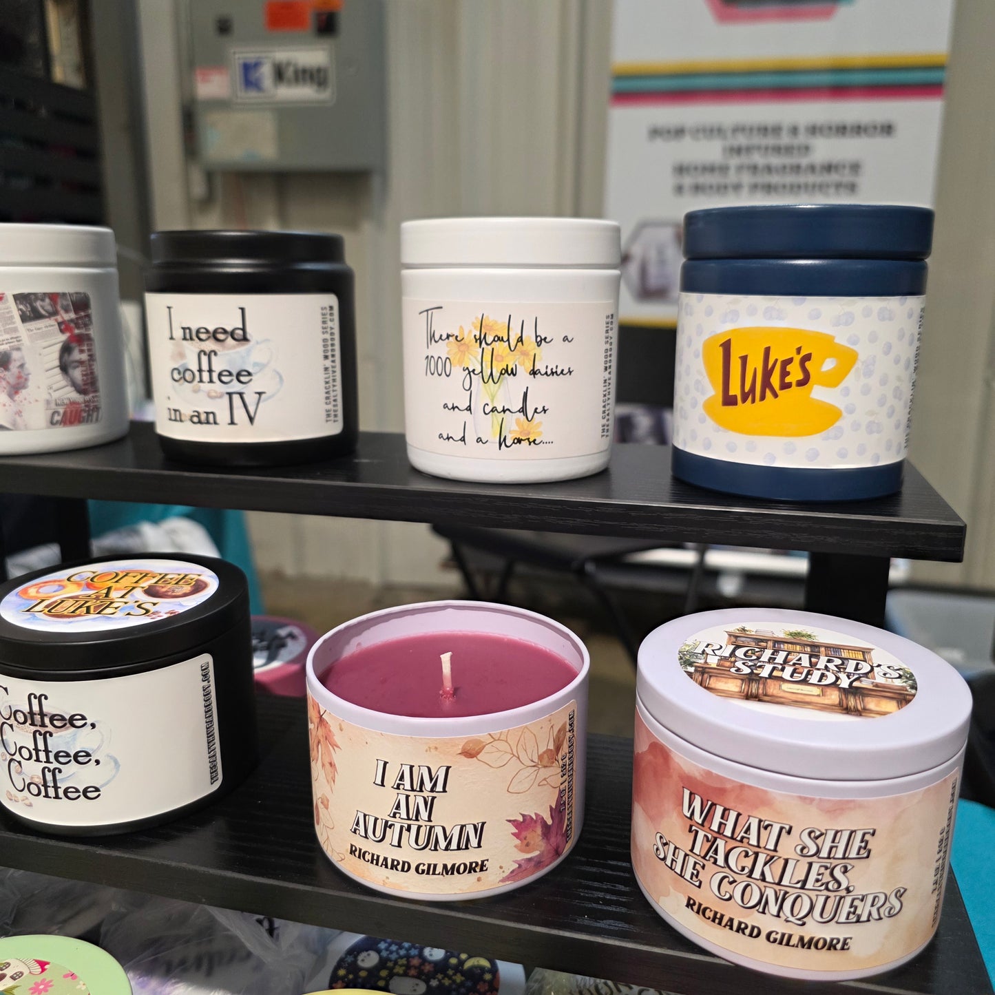 richard's study candle - gilmore girls inspired