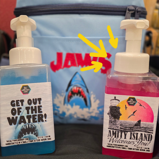 amity island foaming hand soap
