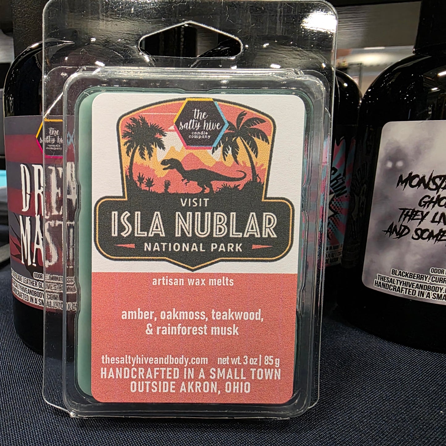 isla nublar wax melts - jurassic park