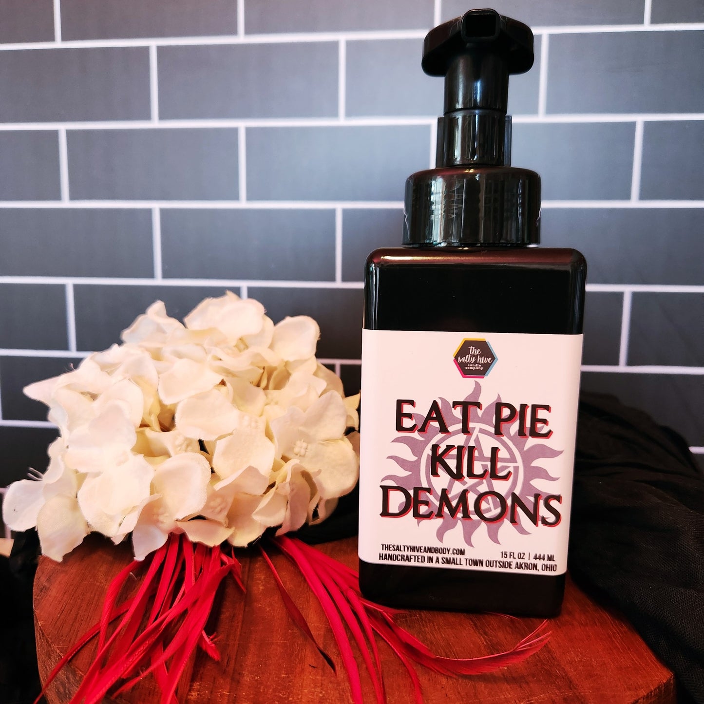 i hope your apple pie is freakin' worth it foaming hand soap - supernatural