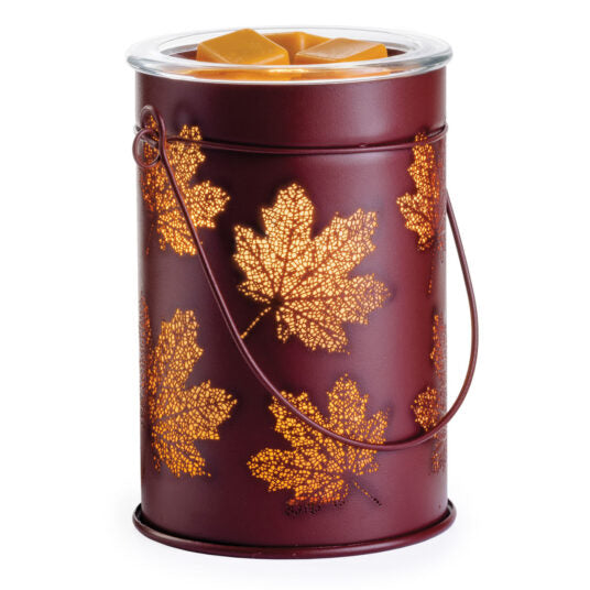 autumn leaves light-up wax warmer starter set