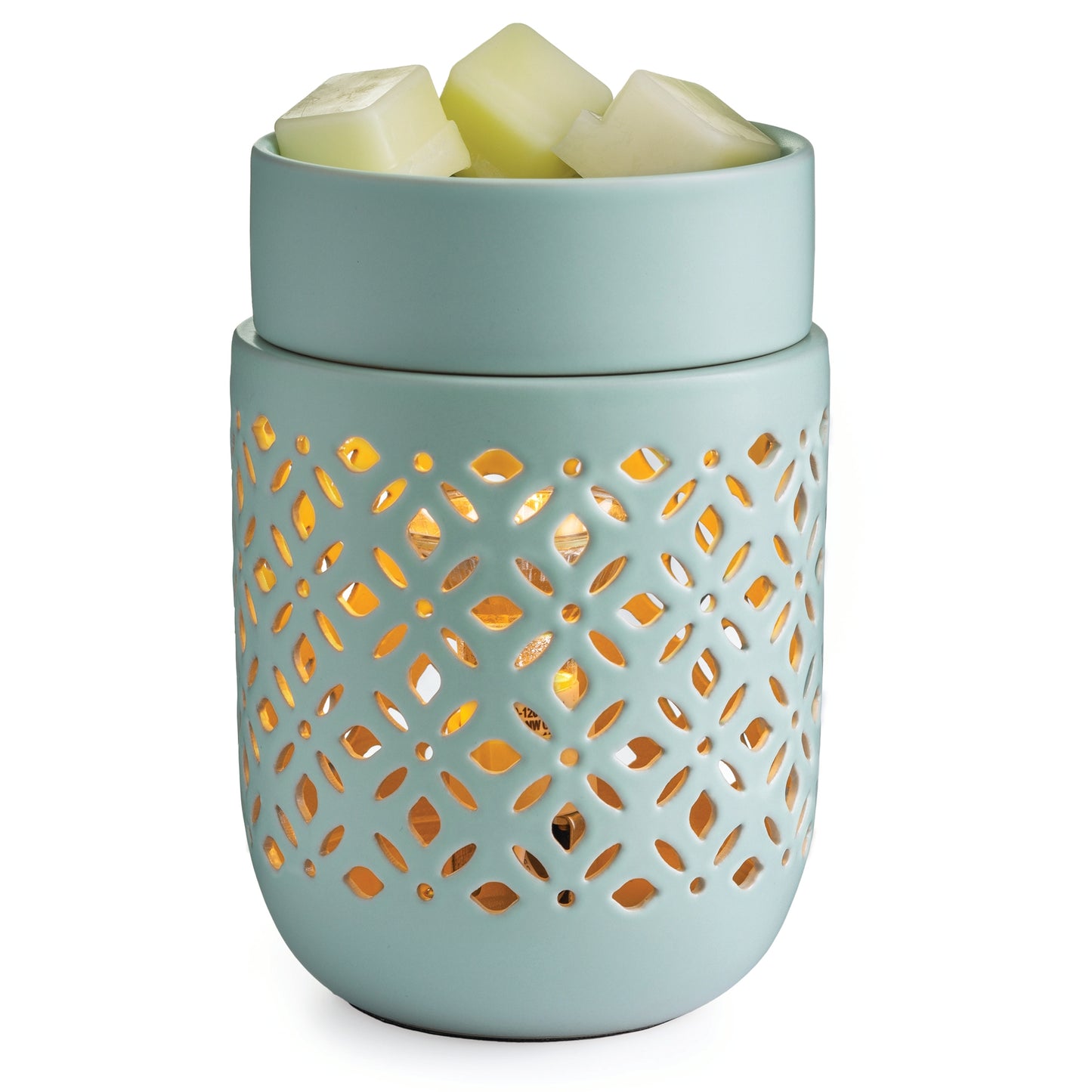 mint pattern wax warmer starter set - the salty hive