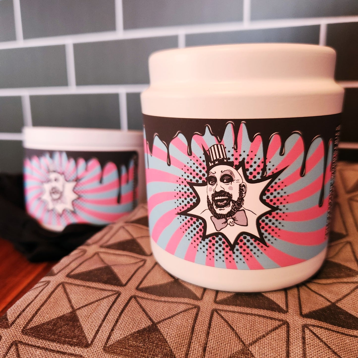 tutti fuckin frutti candle