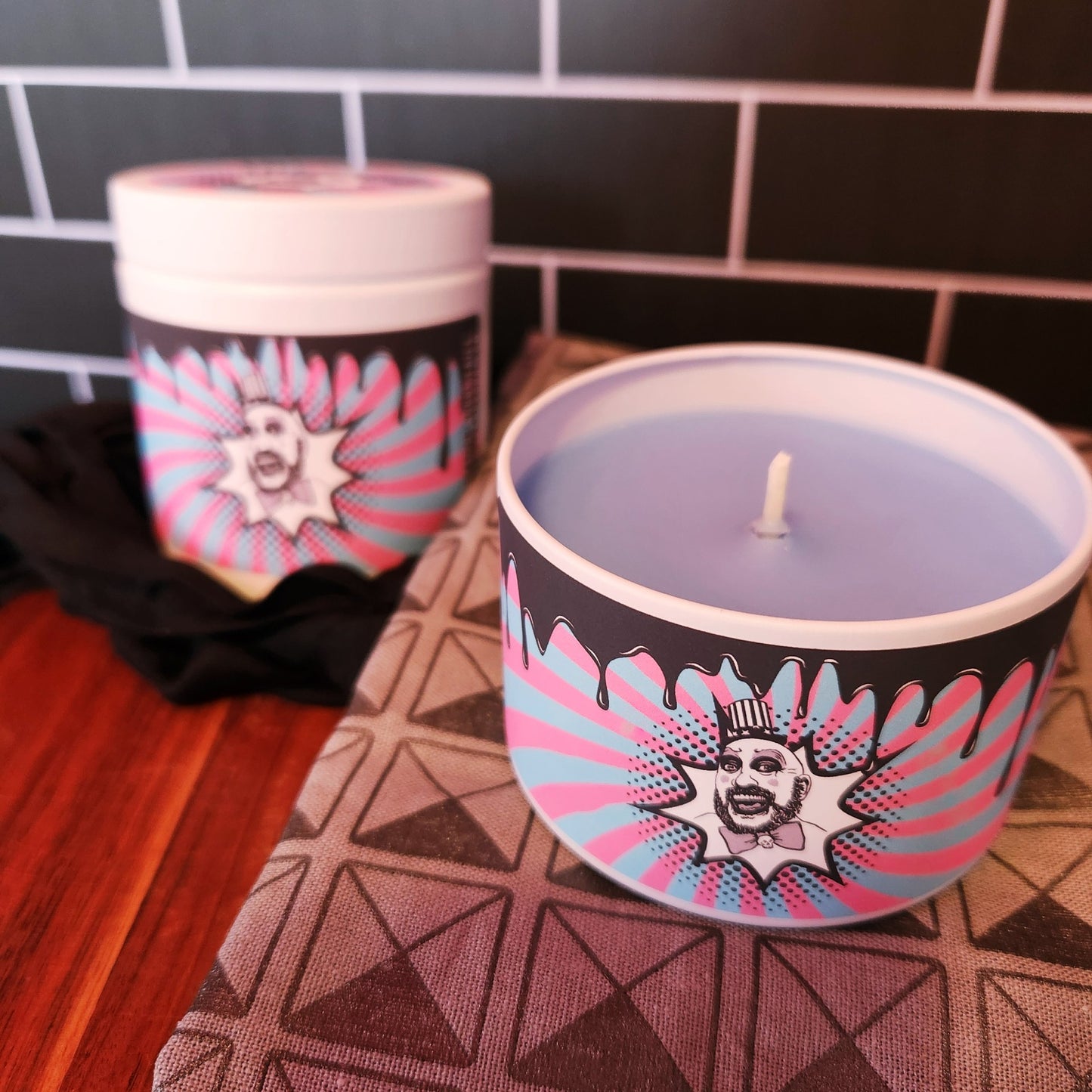 tutti fuckin frutti candle