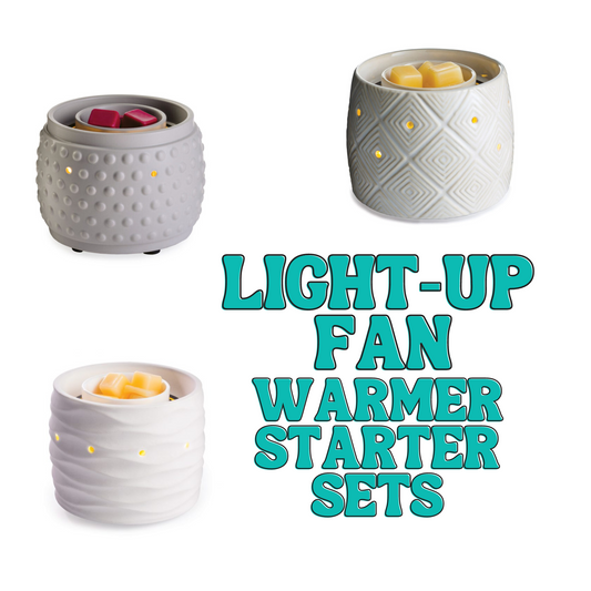 light-up fan wax warmer starter set - perfect for large rooms!