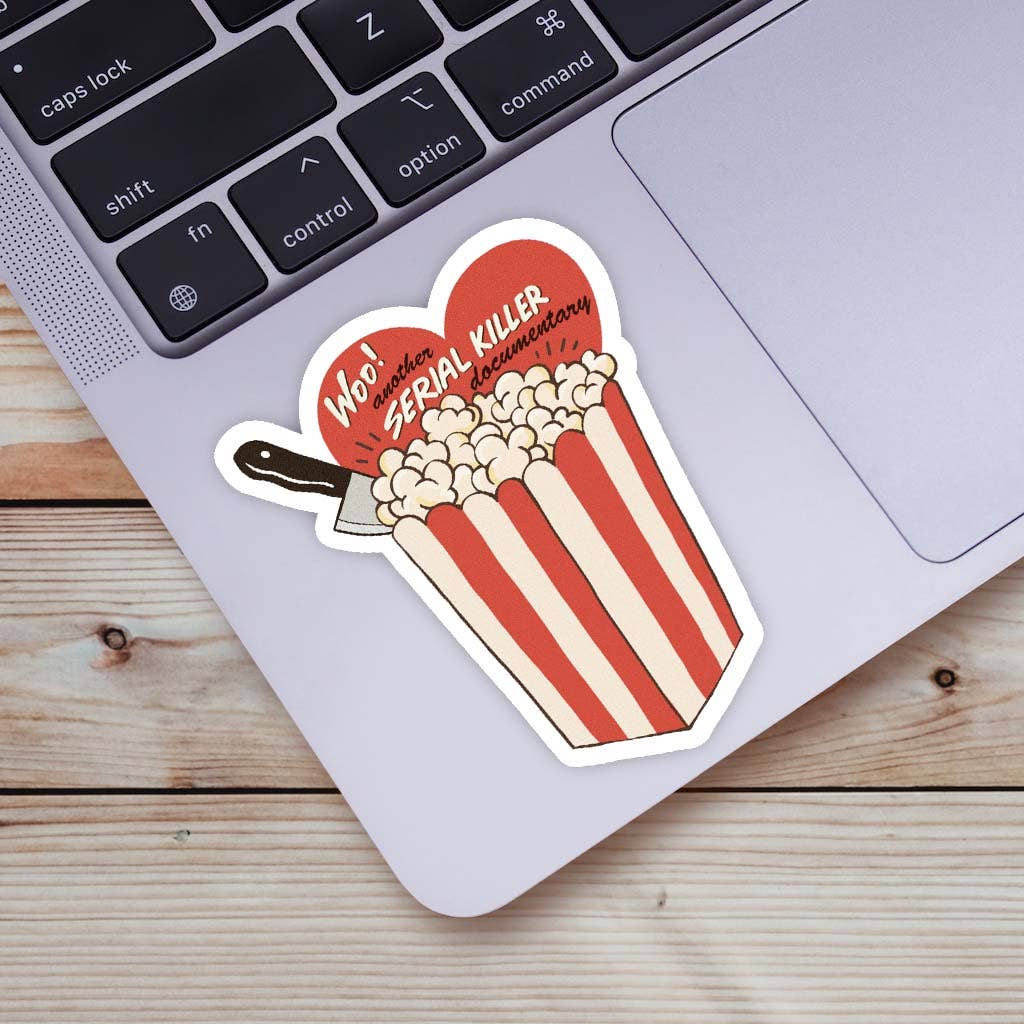 woo! another serial killer documentary sticker