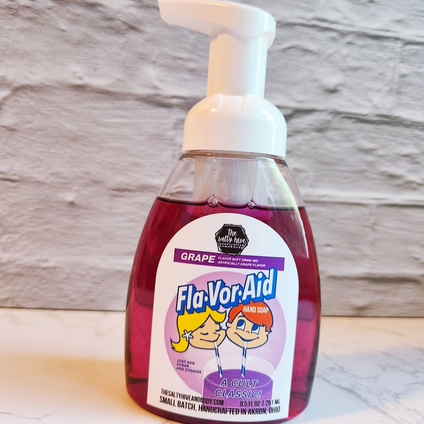 cult classic grape foaming hand soap - the salty hive