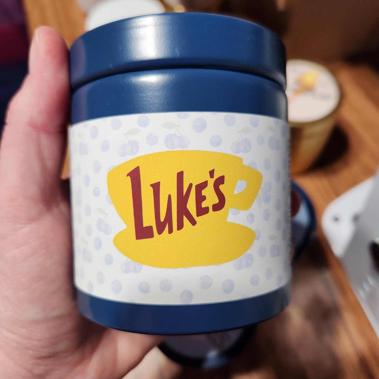 luke's pancakes candle - the cracklin' wood lux series