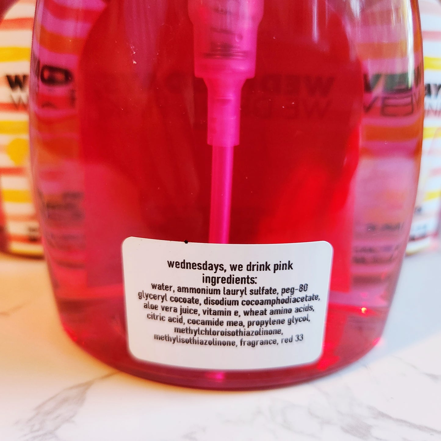 wednesdays we drink pink foaming hand soap - the salty hive