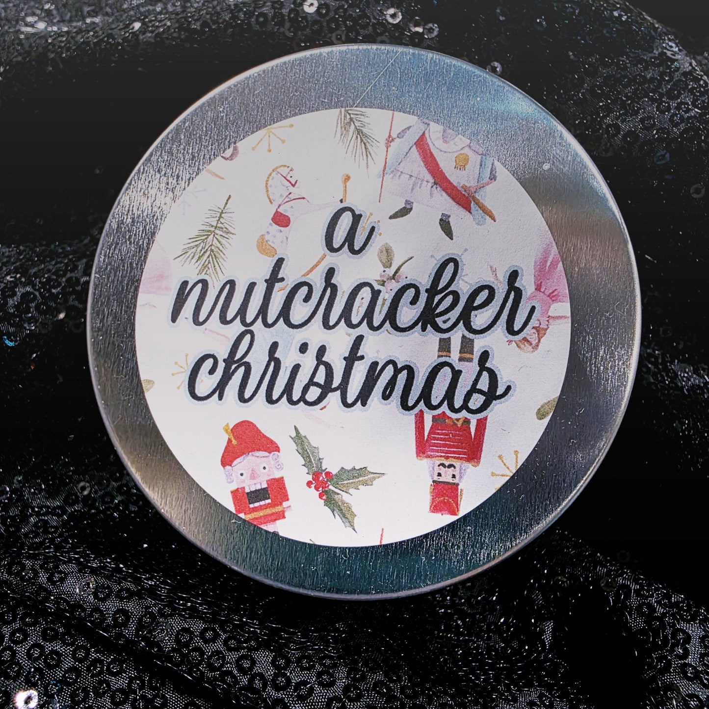 a nutcracker christmas candle