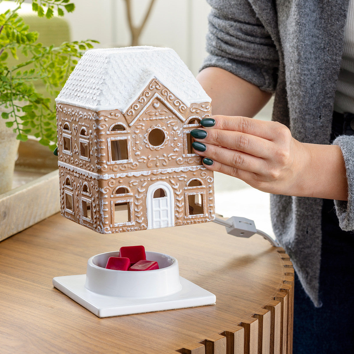 gingerbread house wax warmer starter set