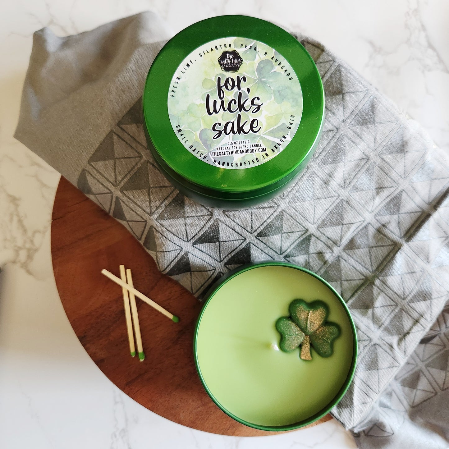 for luck's sake candle