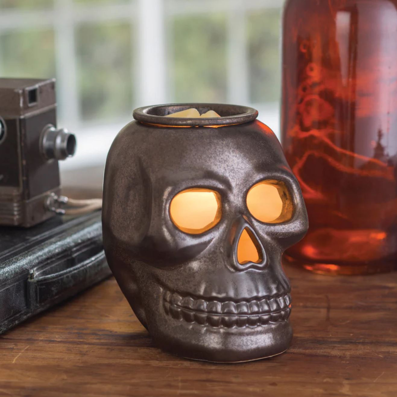 Skull shop wax warmer