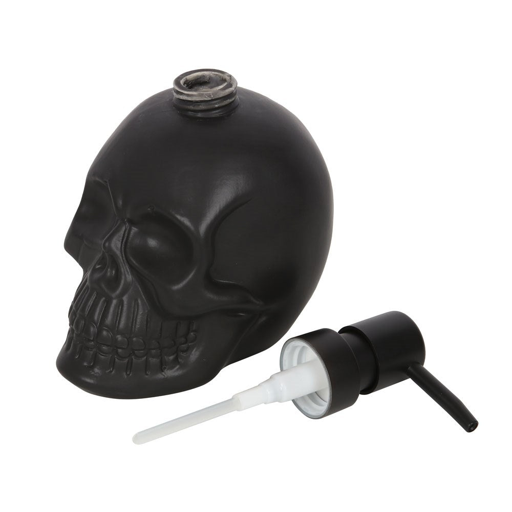 skull soap dispenser and soap set