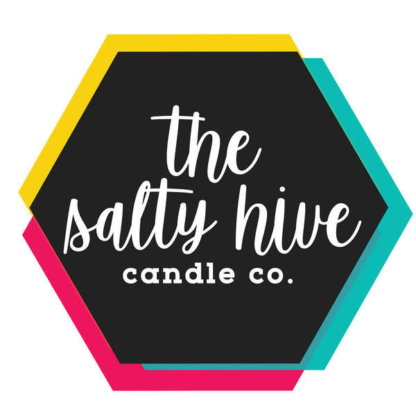 the salty hive candle co logo