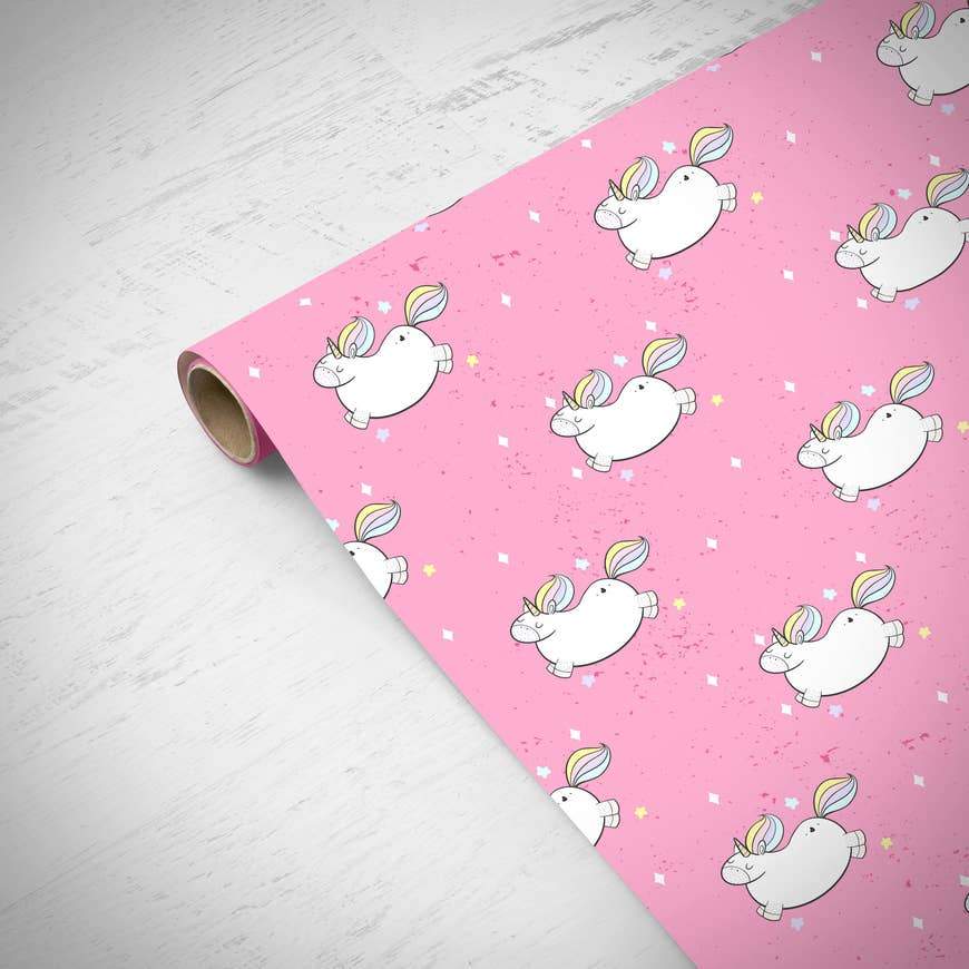 magical unicorn keychain & gift wrap set - the salty hive