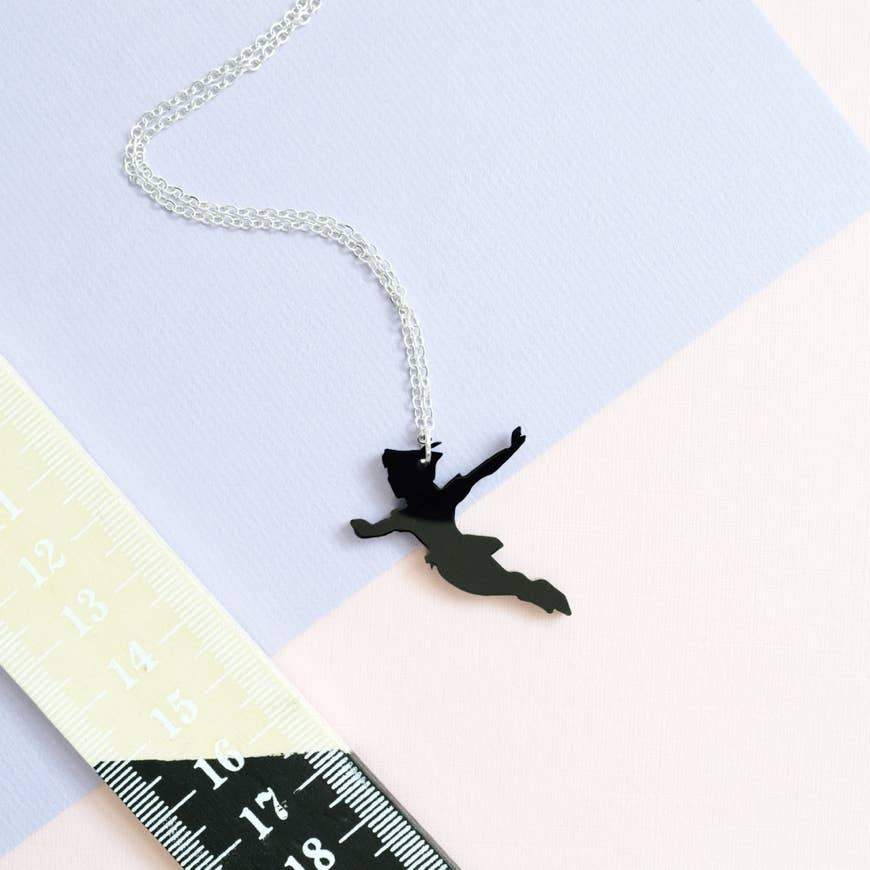 you can fly silhouette necklace - the salty hive