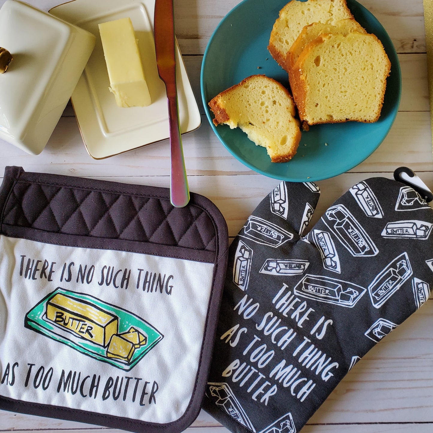 no such thing as too much butter tea towel - the salty hive
