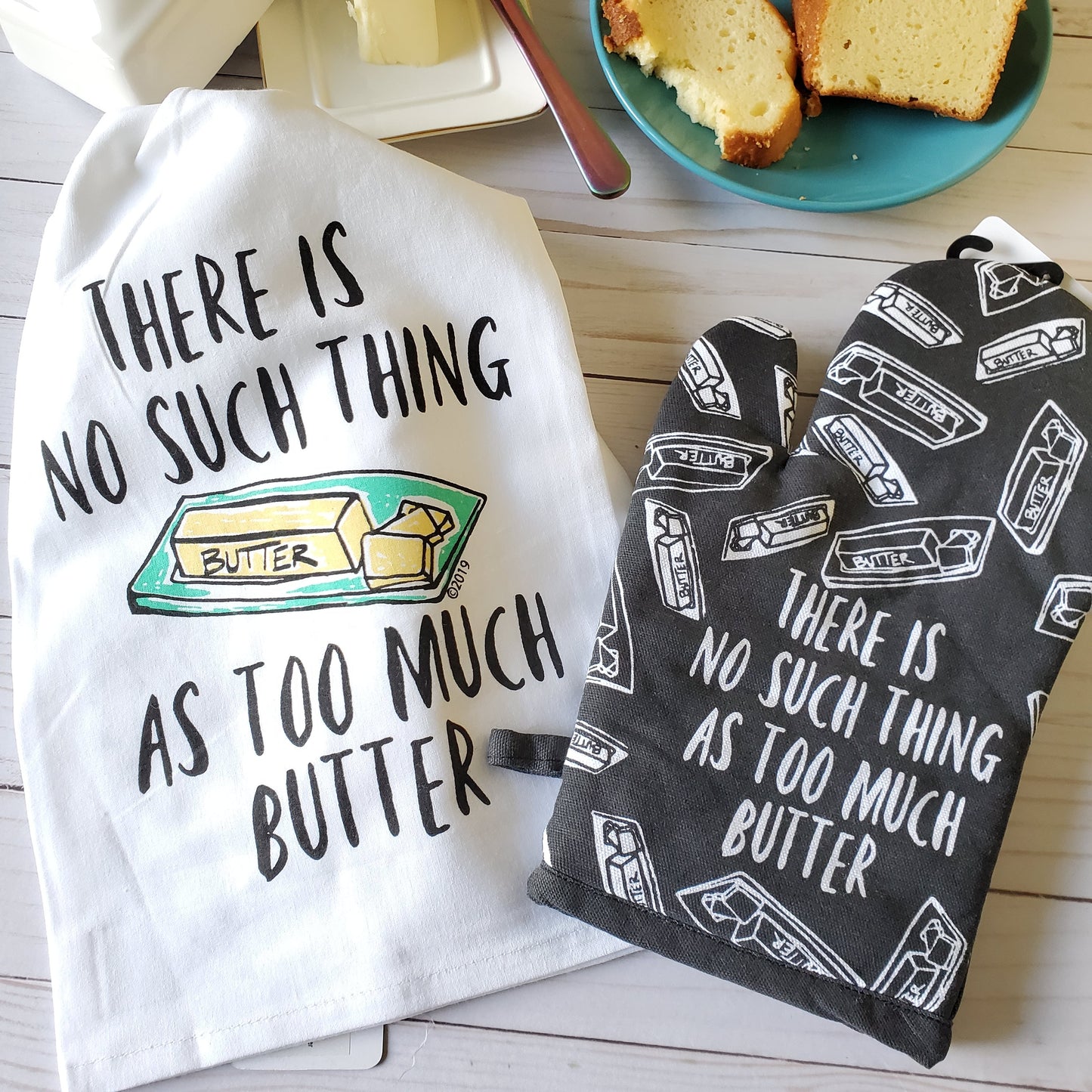 no such thing as too much butter tea towel - the salty hive