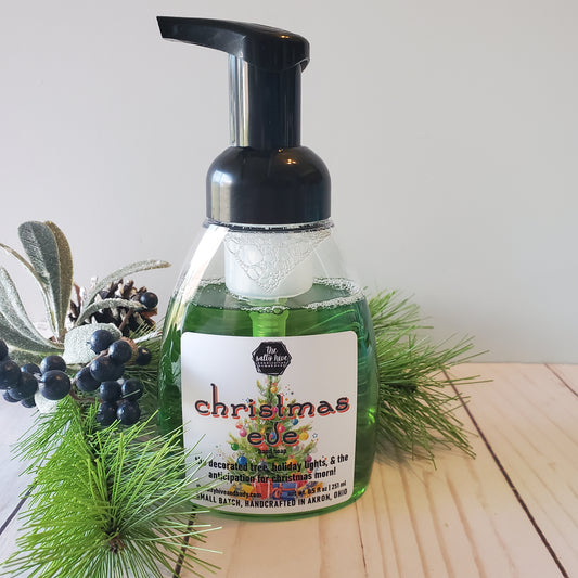christmas eve foaming hand soap - the salty hive